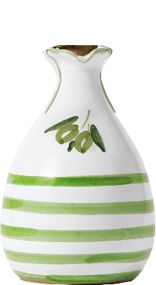 Olio Extra Vergine di Oliva Fruttato Medio Orcio Tonkrug rund Grün Lamantea 250ml