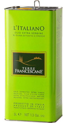 Terre Francescane L'Italiano Olio Extra Vergine di Oliva Kanister 5 Liter