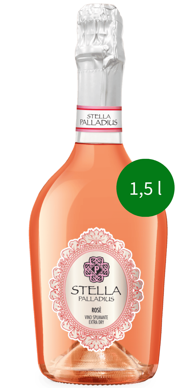 Spumante Rose Stella Palladius Extra Dry Magnum