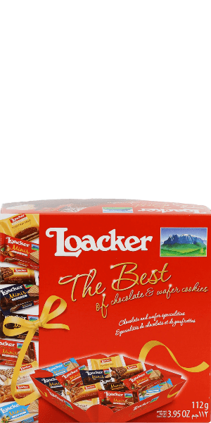 Loacker Cookies The Best of Chocolate & Wafer 112g