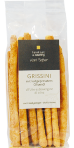 Karl Telfser Grissini mit Ölivenöl