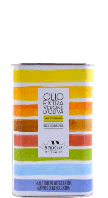 Olio Extra Vergine Fruttato Medio Lattina Arcobaleno Regenbogen Kanister Frantoio Muraglia 250ml