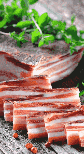 Bauchspeck Speck Noblesse Der blaue Schurz - 1 Stück 400g