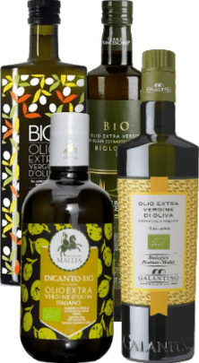 Natives Olivenöl Extra Paket Olio Italiano BIO 4x500ml