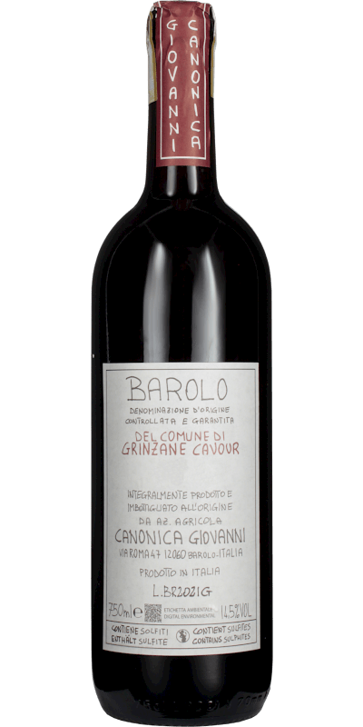 Barolo DOCG Grinzane Cavour Canonica