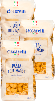 Ciccarelli Lumache Rigate La Pasta delle Marche 3x500g