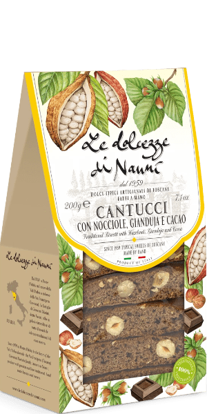 Dolcezze di Nanni Cantucci Nocciole Gianduja e Cacao