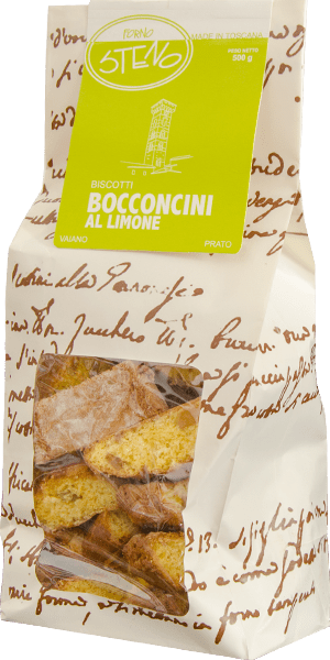 Forno Steno Cantucci Bocconcini al Limone Made in Toscana 500g