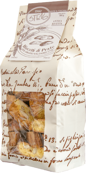 Forno Steno Cantucci Biscotti di Prato alla Mandorla Made in Toscana 500g