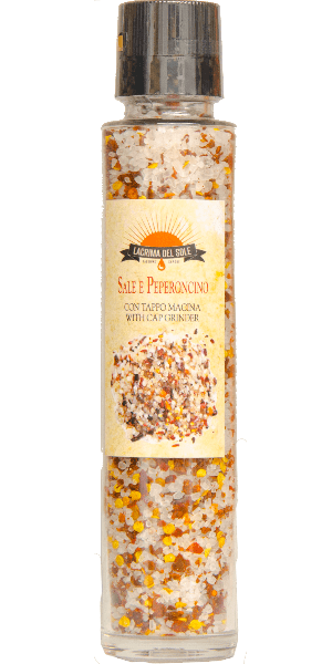 Lacrima del Sole Sale al Peperoncino Chili-Salz (Mühle)