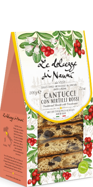 Le Dolcezze di Nanni Cantucci con mirtilli rossi
