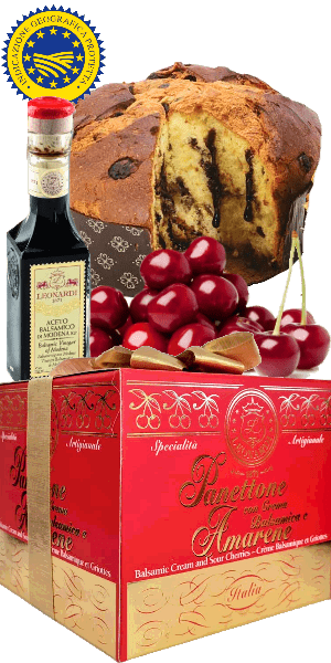 Panettone Crema Balsamica e Amarene Acetaia Leonardi 750g