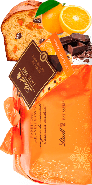 Panettone Milanese Cioccolato e Arancia (Schoko und Orange) Patisserie Lindt